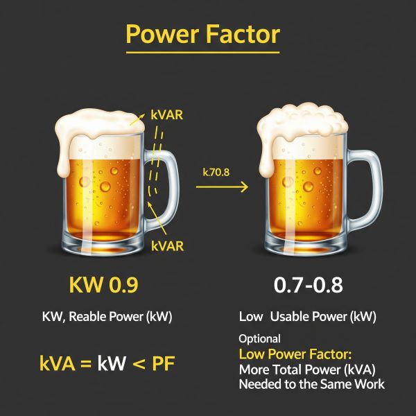 Как фактор власти влияет на взаимосвязь между KW и KVA